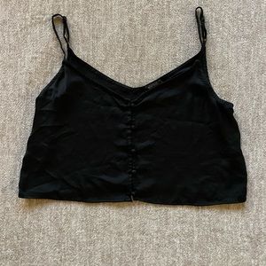 Wild Fable women’s M flowy button down crop top